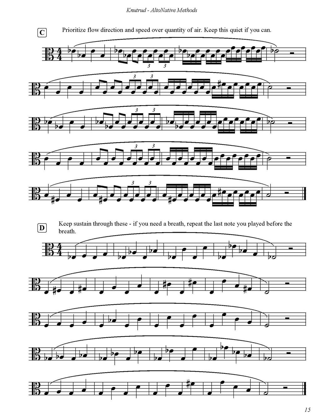 Alex Knutrud: AltoNative Methods