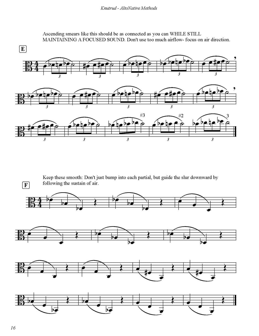 Alex Knutrud: AltoNative Methods