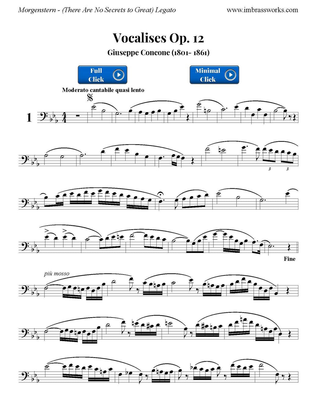 Concone/Morgenstern/Gilliland: Legato