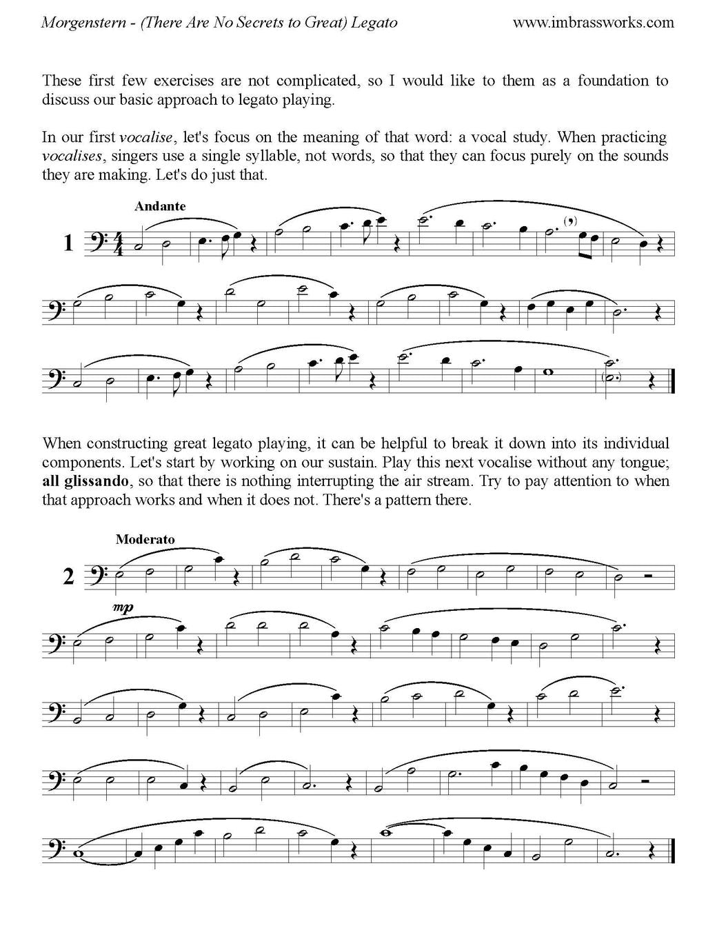 Concone/Morgenstern/Gilliland: Legato