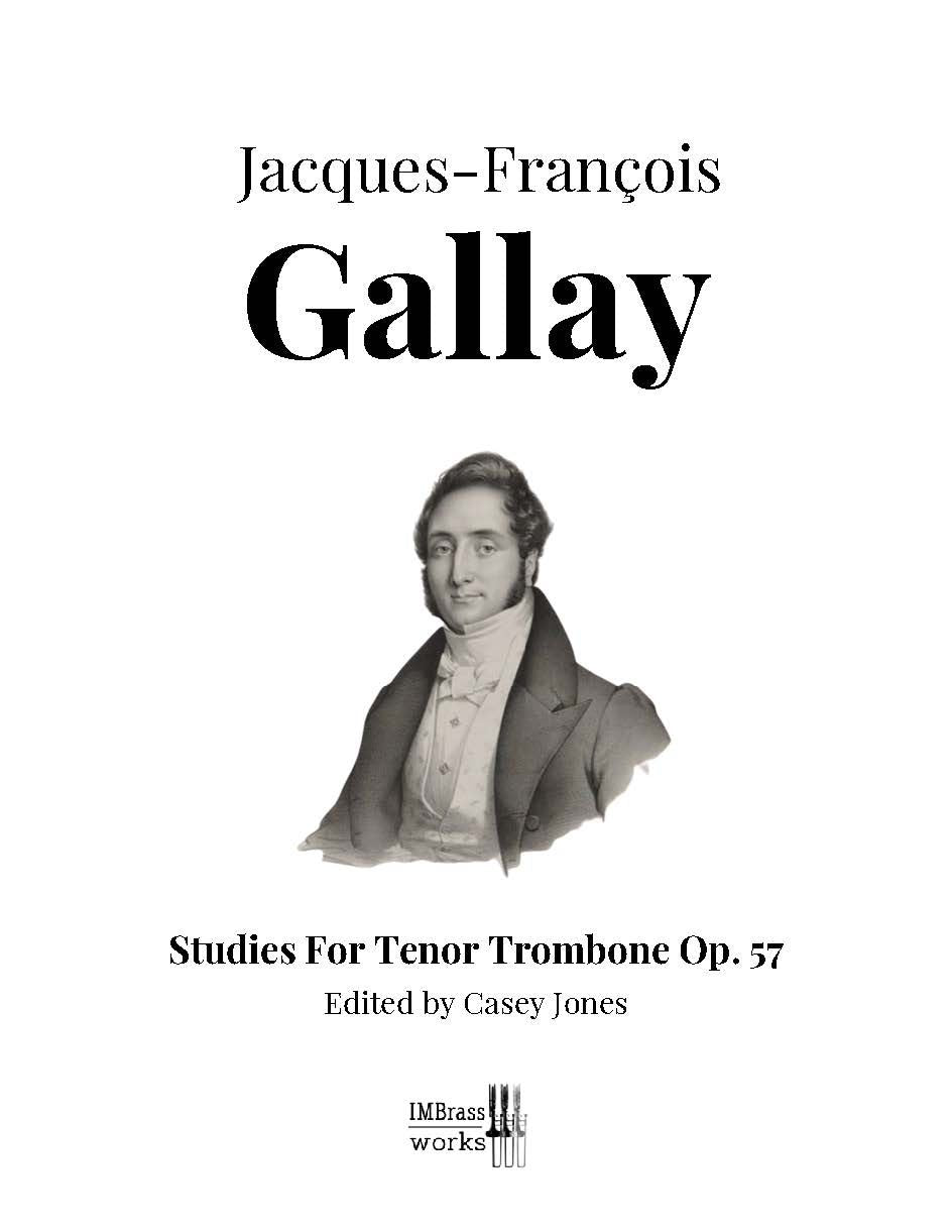 Gallay arr. Jones: Studies for Tenor Trombone Op. 57