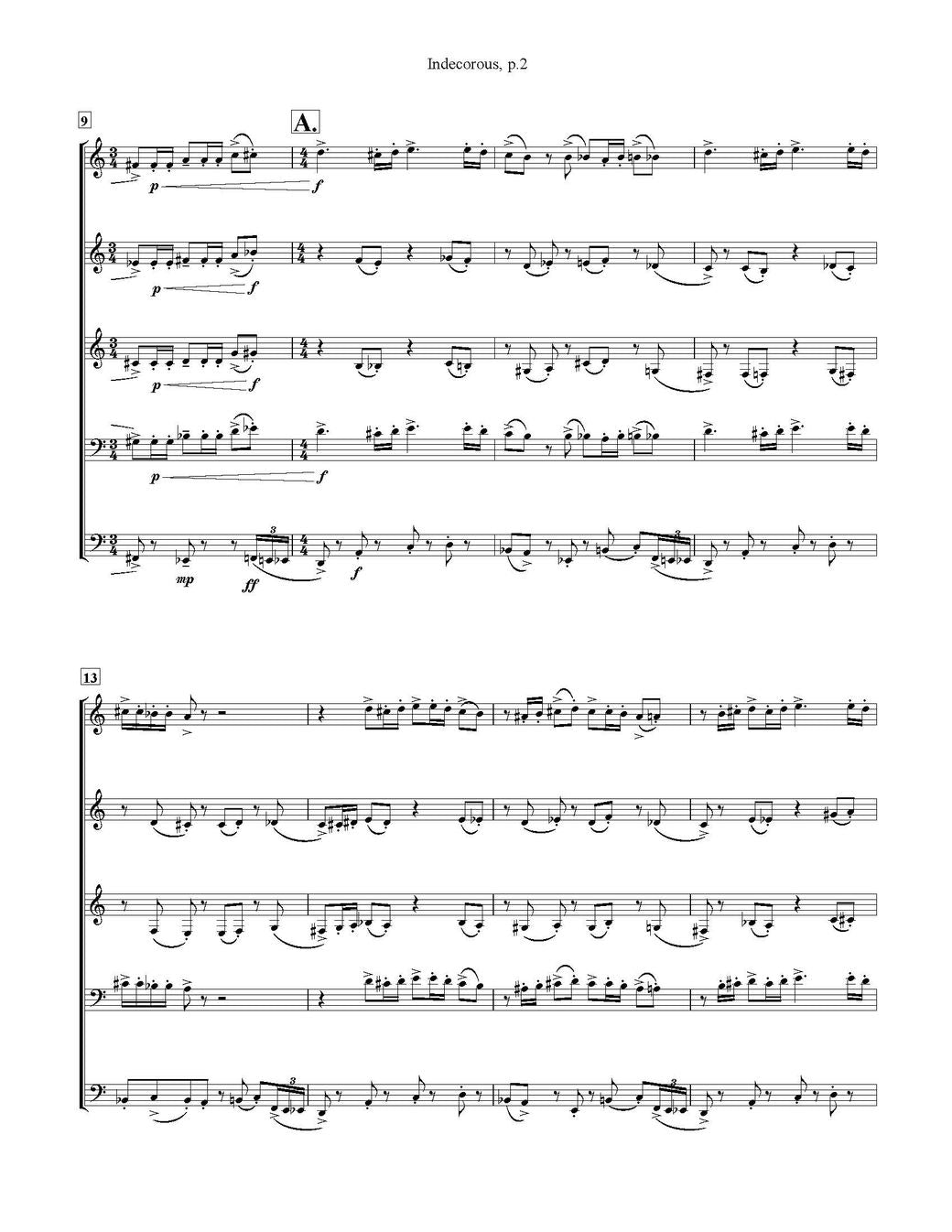 Jon Jeffrey Grier: Hefty Trifles for Brass Quintet