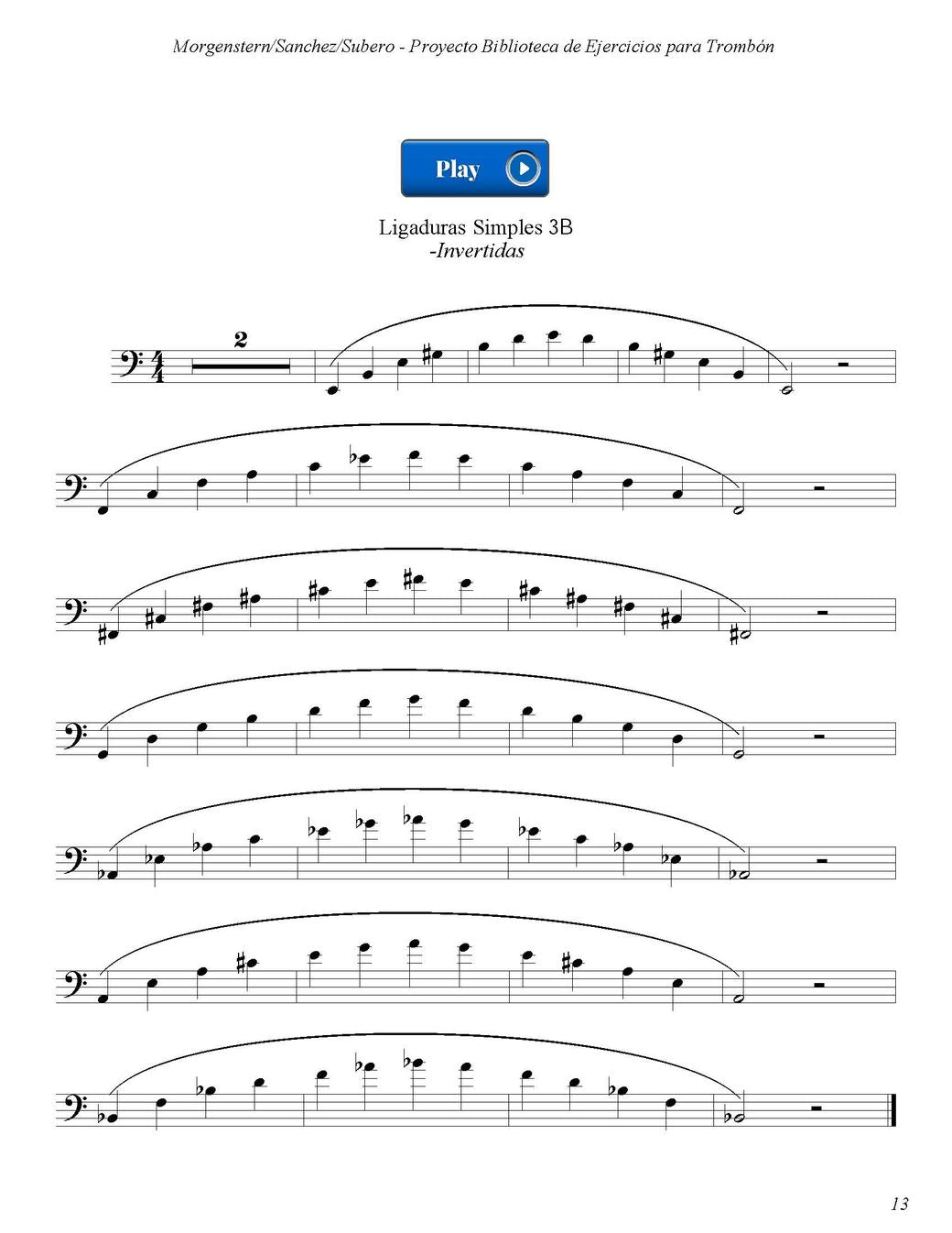 Ilan Morgenstern: Trombone Exercise Library Project