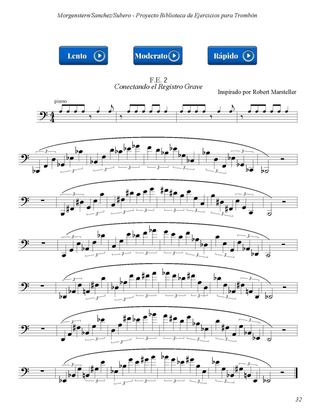 Ilan Morgenstern: Trombone Exercise Library Project