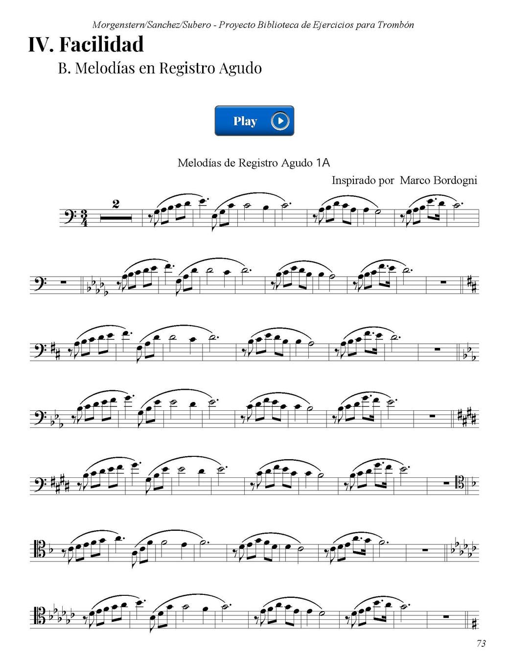 Ilan Morgenstern: Trombone Exercise Library Project