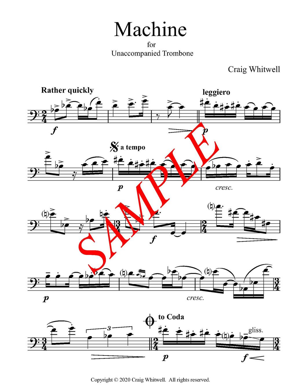 Whitwell, Craig: Machine