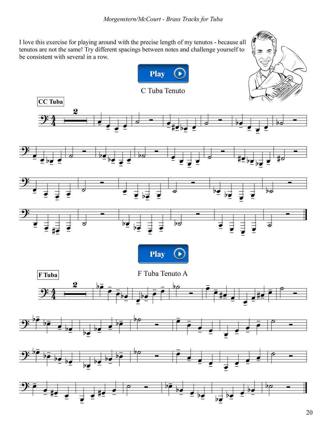 Ilan Morgenstern ed. Jarrett McCourt: Tuba Exercise Library Project