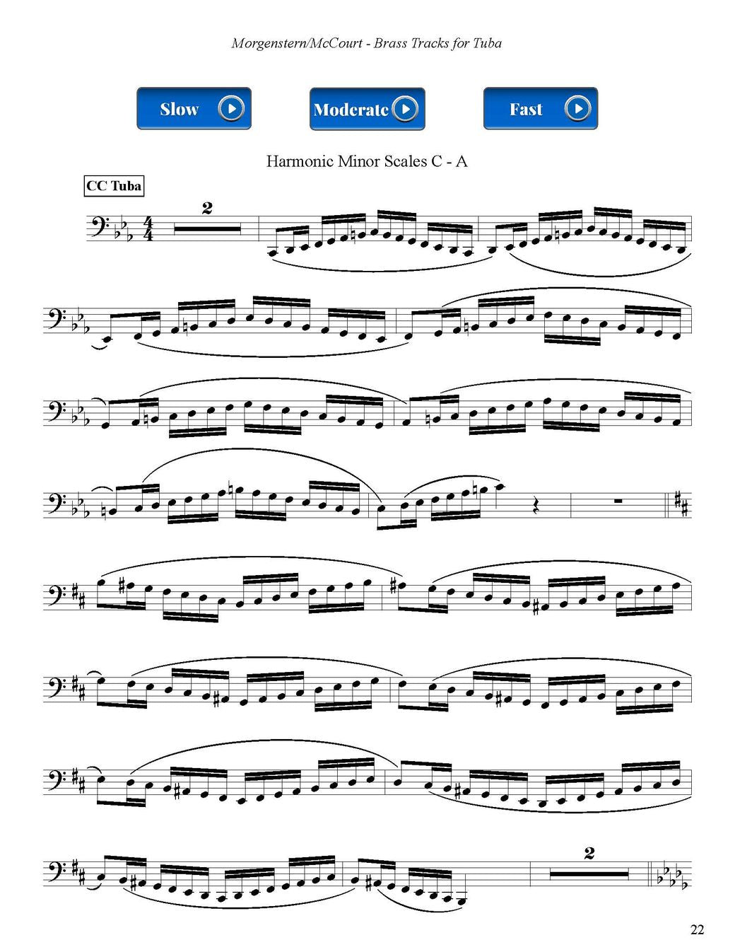 Ilan Morgenstern ed. Jarrett McCourt: Tuba Exercise Library Project