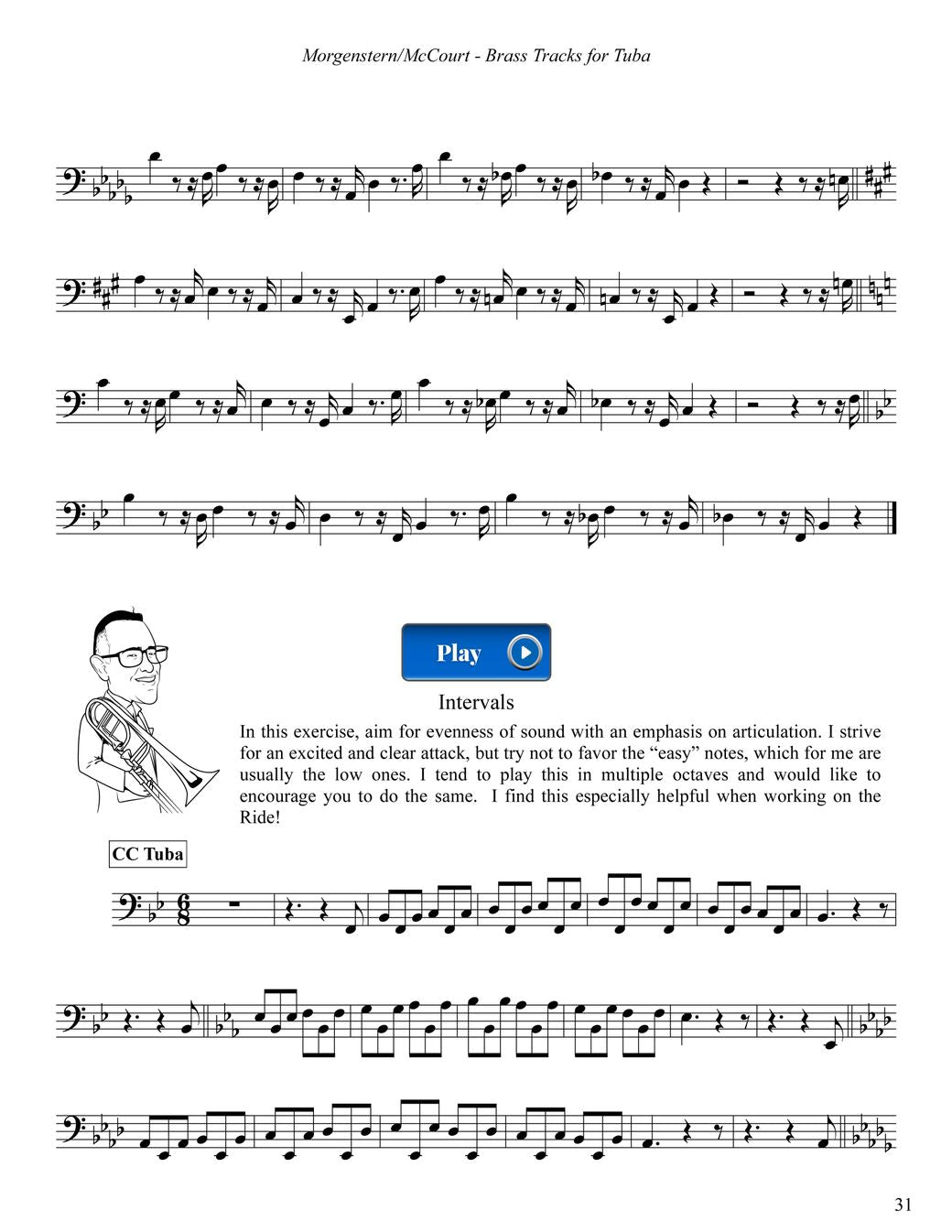 Ilan Morgenstern ed. Jarrett McCourt: Tuba Exercise Library Project