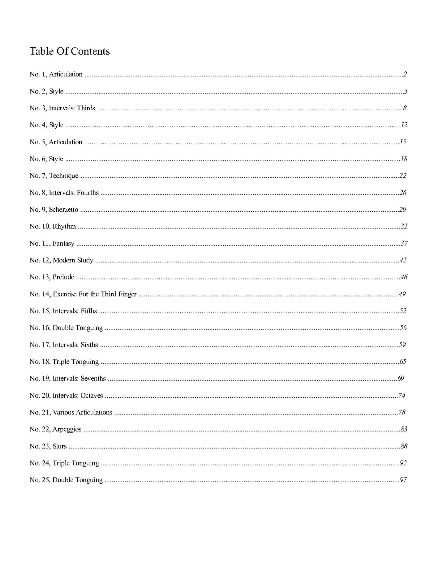 Charlier/Adams: 25 Selected Duos for Trumpet