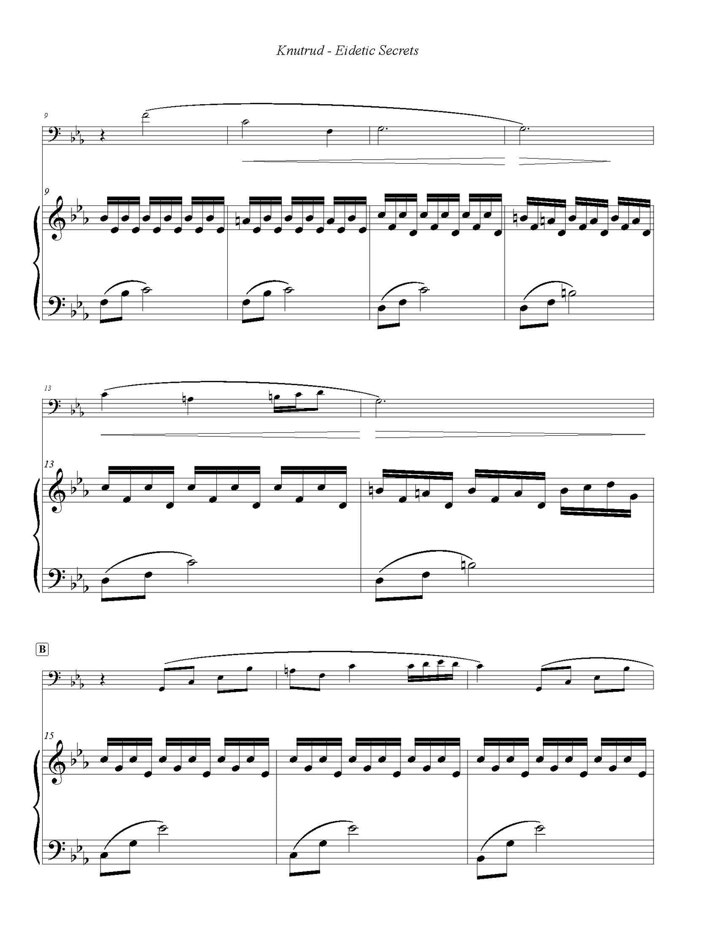 Alex Knutrud: Eidetic Secrets for Trombone and Harp