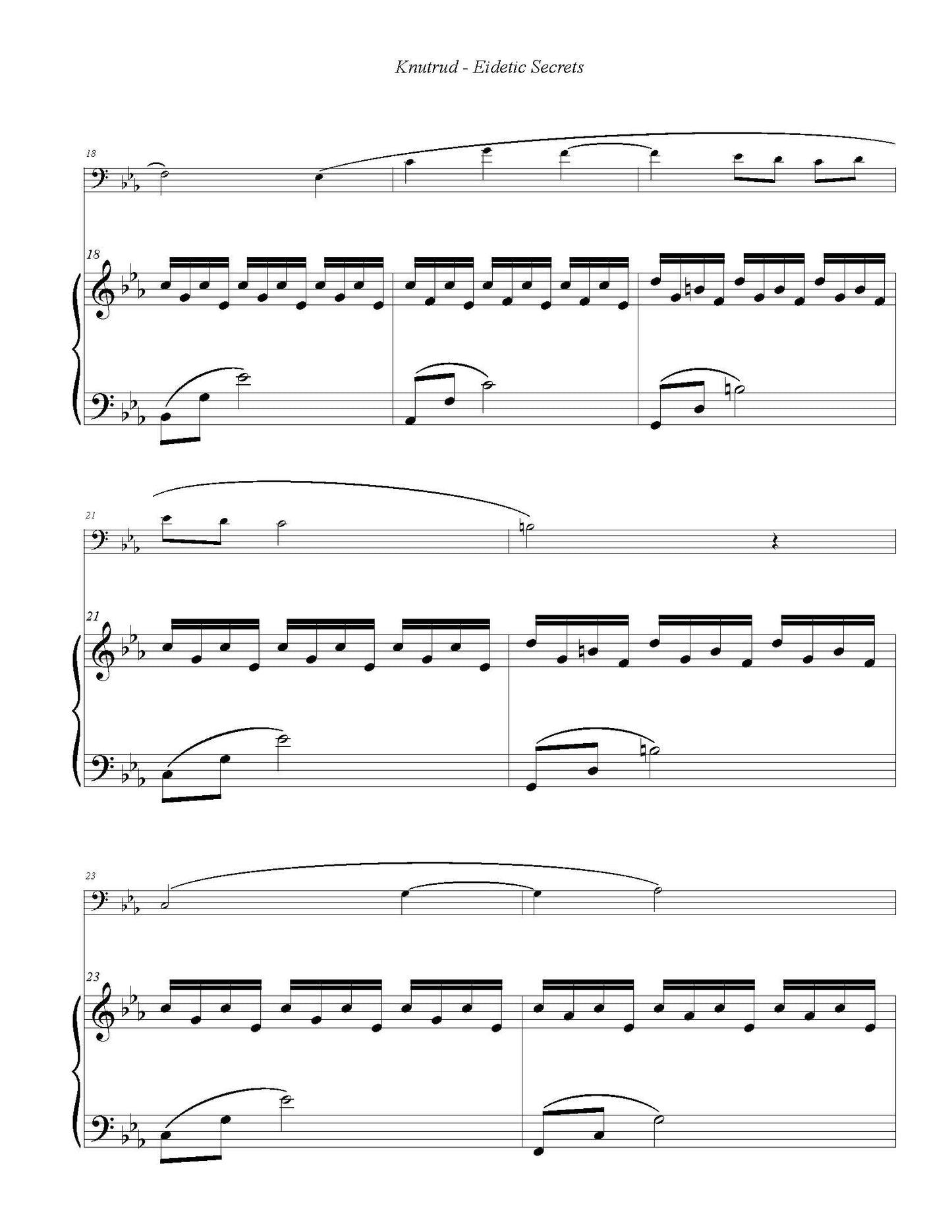 Alex Knutrud: Eidetic Secrets for Trombone and Harp