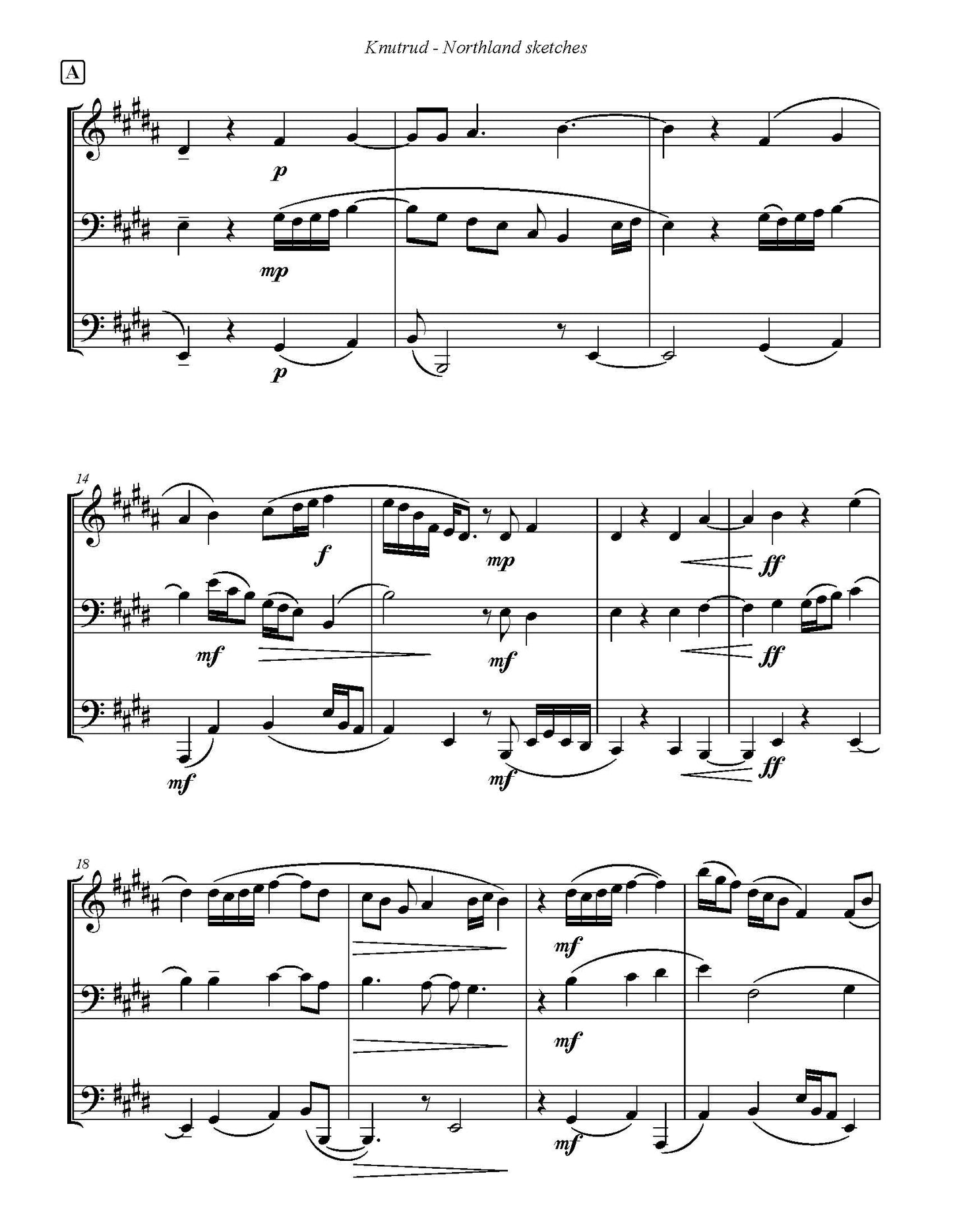 Alex Knutrud: Northland Sketches (PDF)