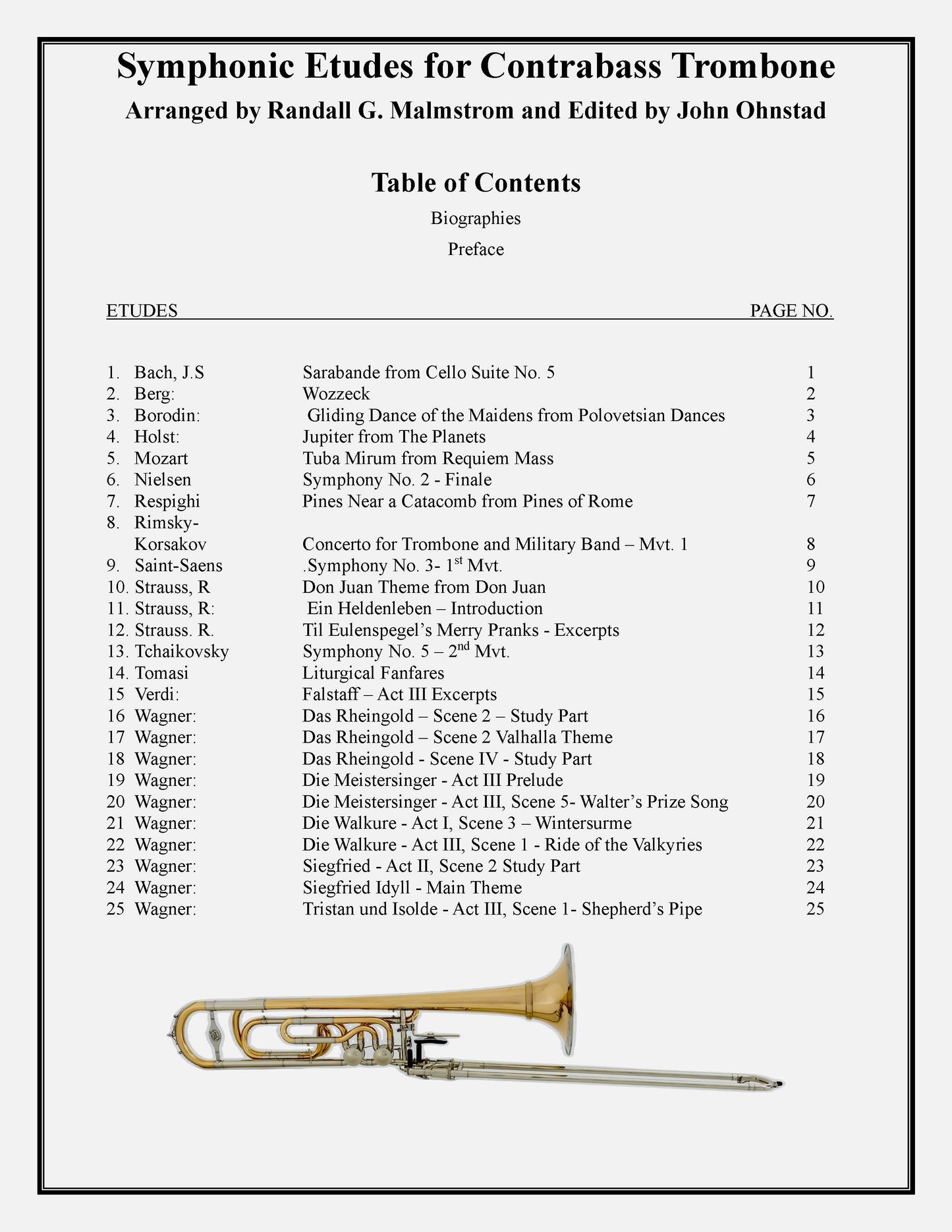 Malmstrom: Symphonic Etudes for Contrabass Trombone (PDF)