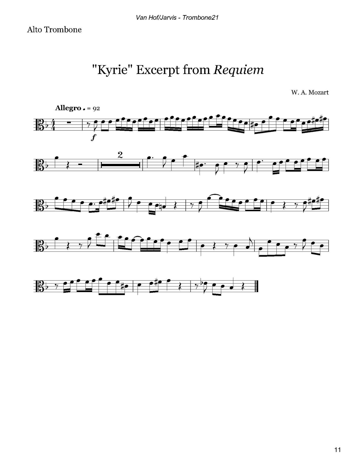 Van Hof/Jarvis: Trombone21