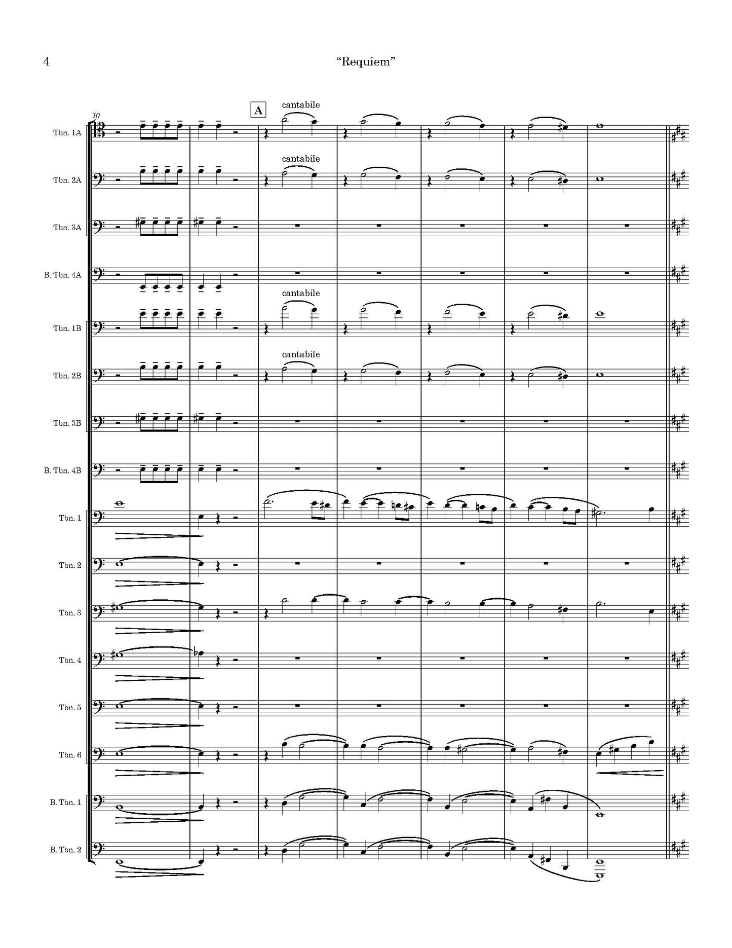 Verdi arr. Snyder: Requiem and Kyrie from Messa da Requiem for Mass Trombone Choir