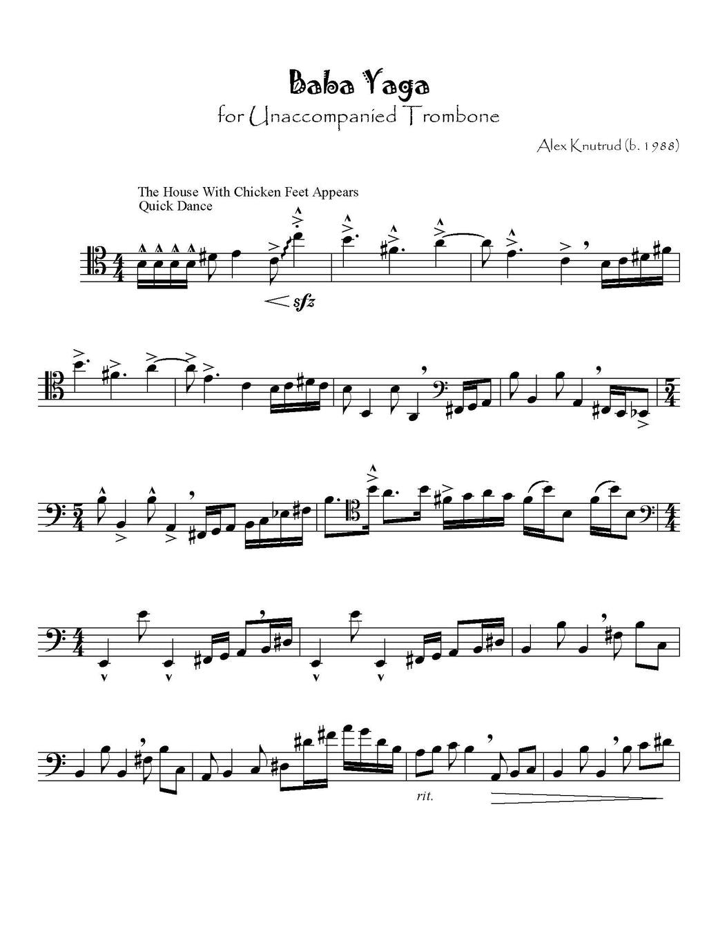 Alex Knutrud: Baba Yaga