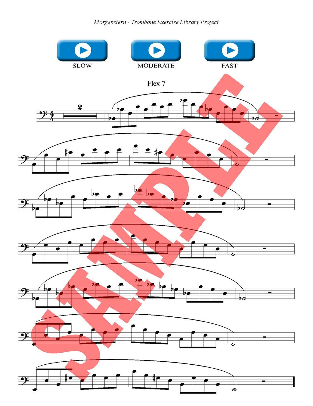Ilan Morgenstern: Trombone Exercise Library Project