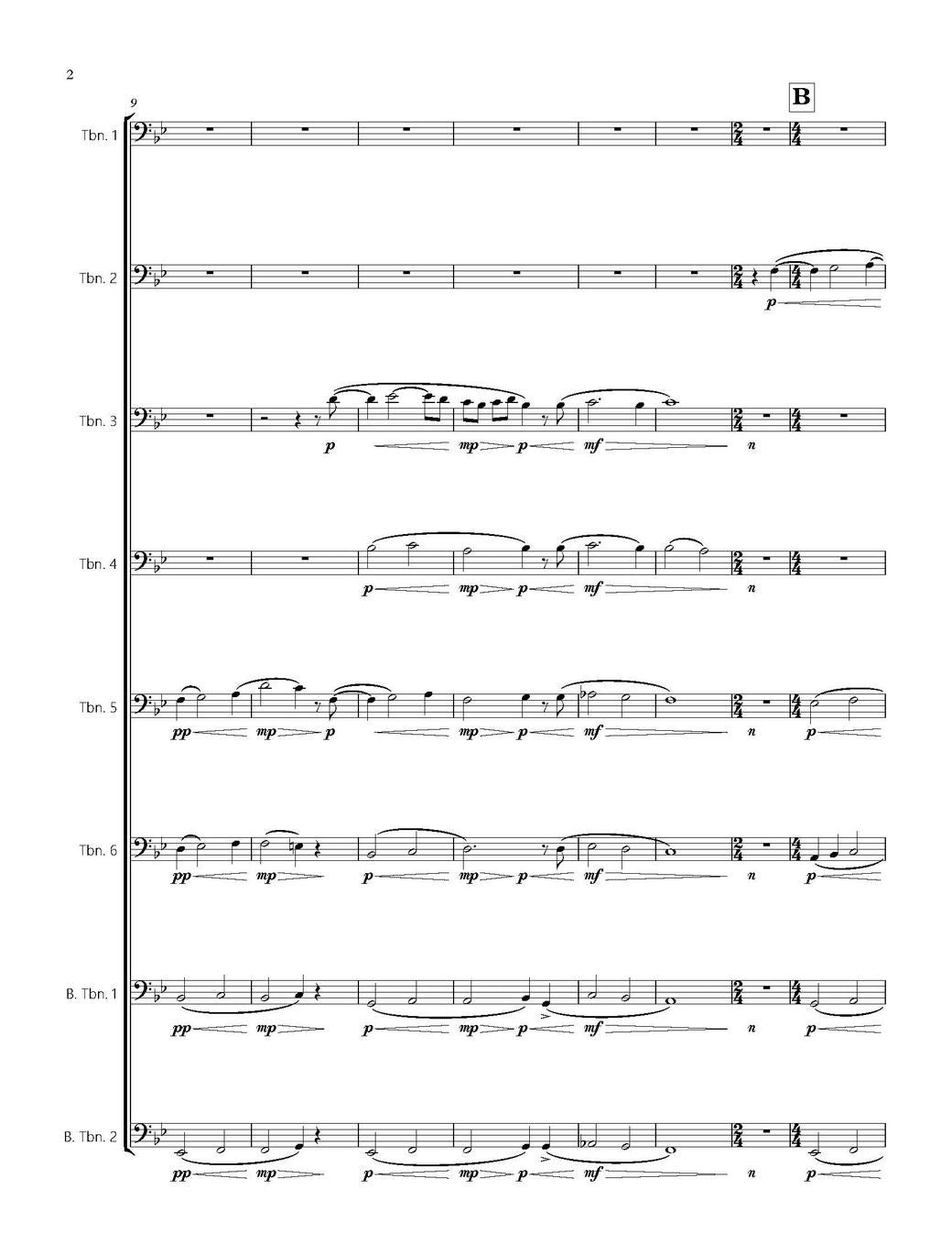 Chris Evan Hass: Hiraeth for Trombone Octet
