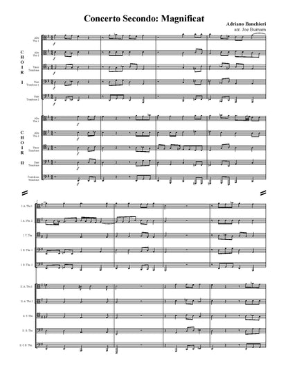 Adriano Banchieri arr. Joe Burnam: Magnificat from 2nd Concerto for Trombone Choir
