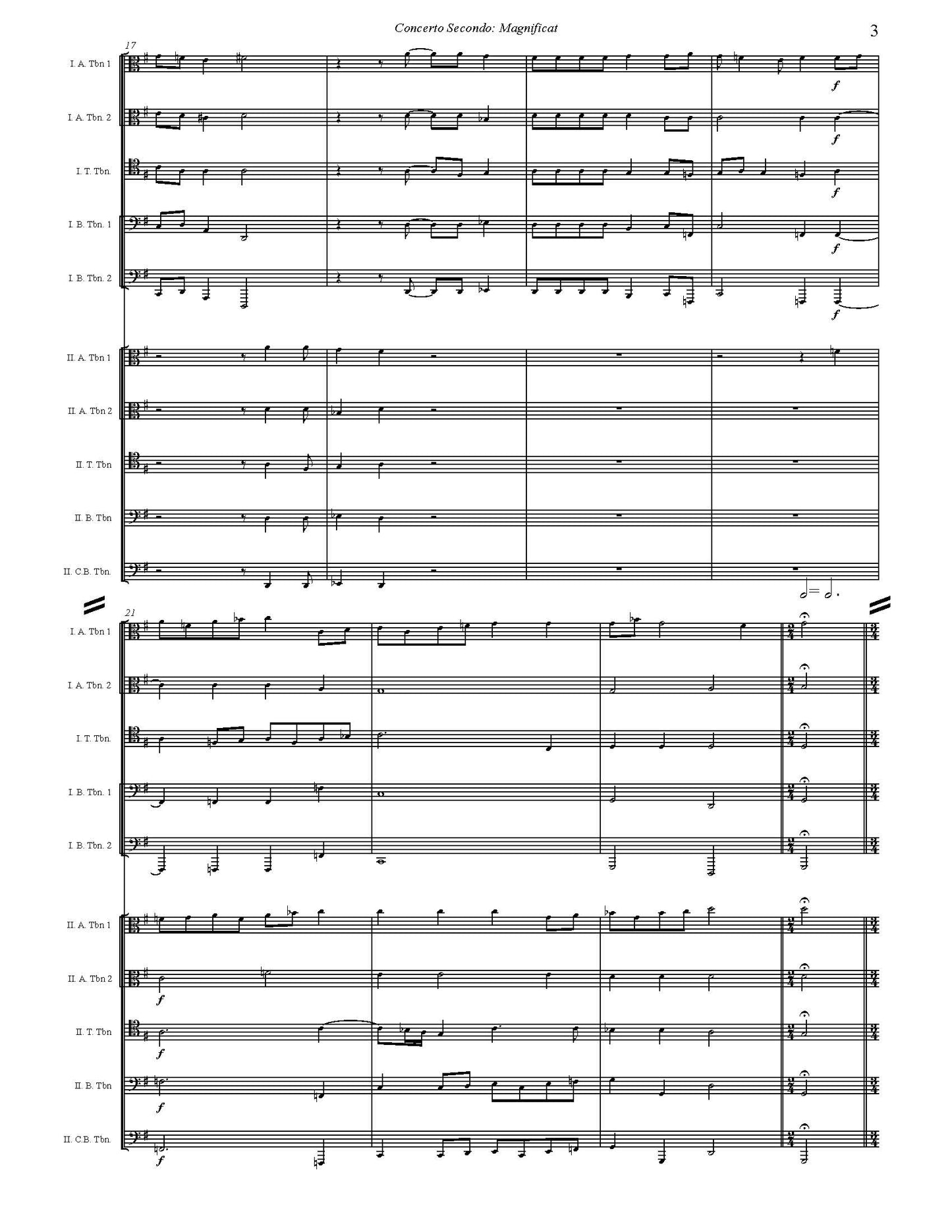 Adriano Banchieri arr. Joe Burnam: Magnificat from 2nd Concerto for Trombone Choir