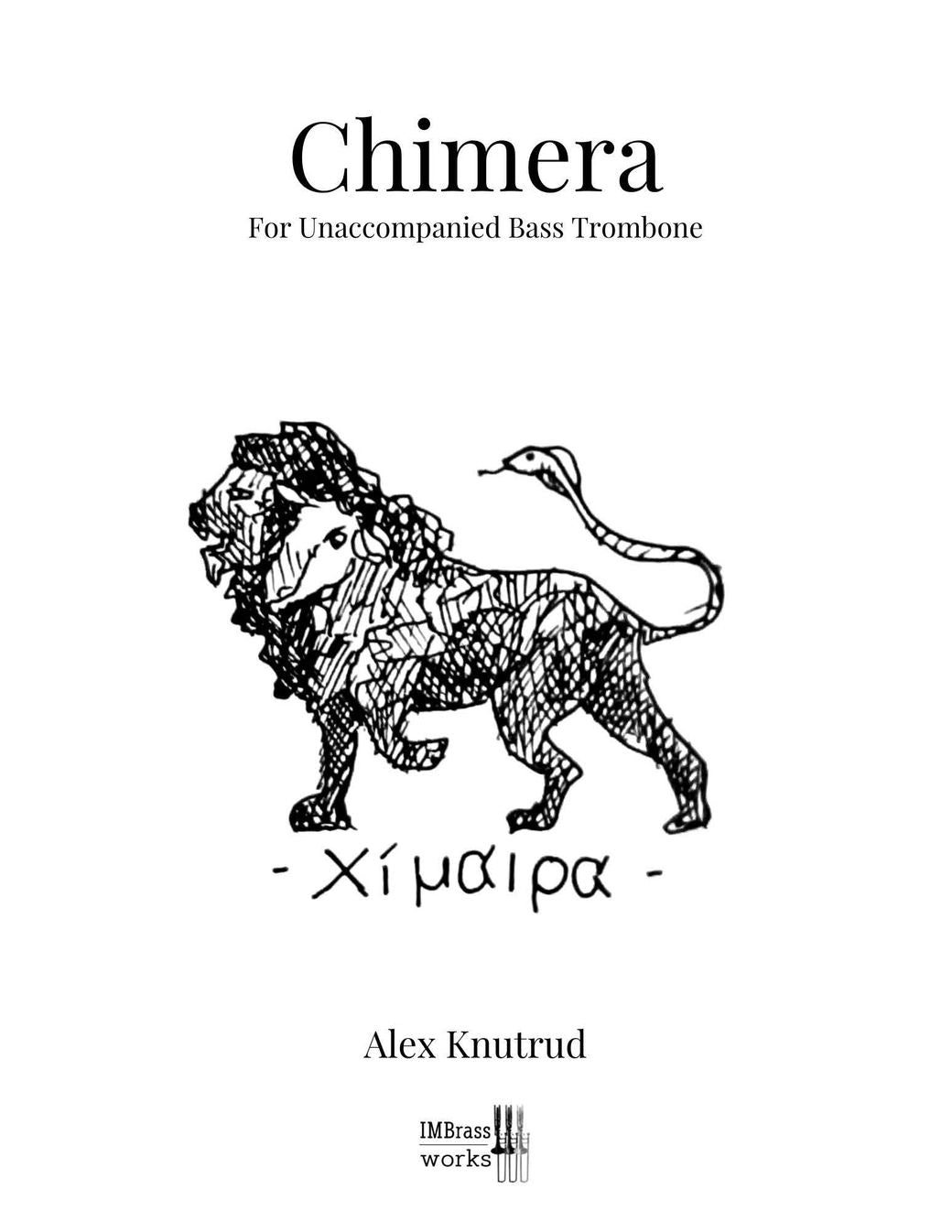 Alex Knutrud: Chimera for Unaccompanied Bass Trombone