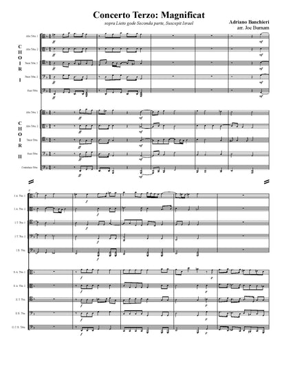 Adriano Banchieri arr. Joe Burnam: Magnificat from Concerto III for Trombone Choir