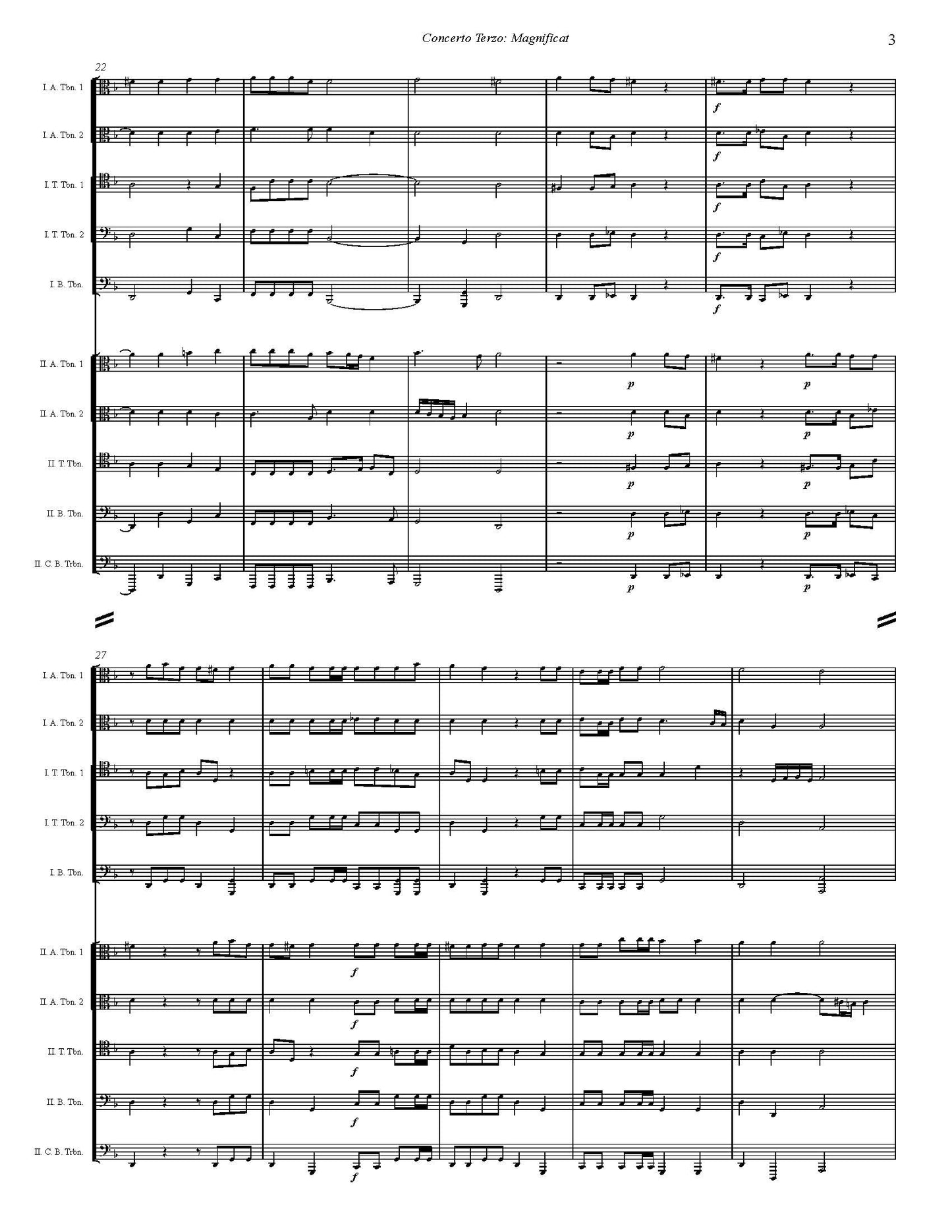 Adriano Banchieri arr. Joe Burnam: Magnificat from Concerto III for Trombone Choir