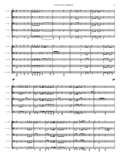 Adriano Banchieri arr. Joe Burnam: Magnificat from Concerto III for Trombone Choir