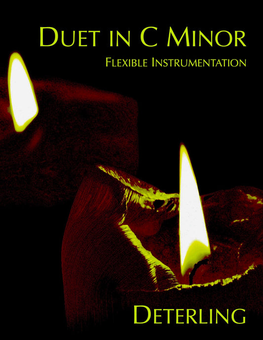 Deterling: Duet in C Minor for mixed instrumentation (PDF)