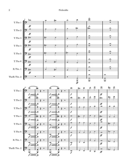 Sibelius arr. Snyder: Finlandia for Trombone Octet