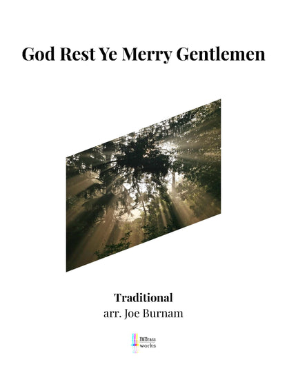Trad. arr. Joe Burnam: God Rest Ye Merry Gentlemen for 9-part Trombone Ensemble