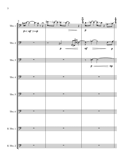 Quanquan Yan: Howl of the Empty Mountain for Trombone Choir