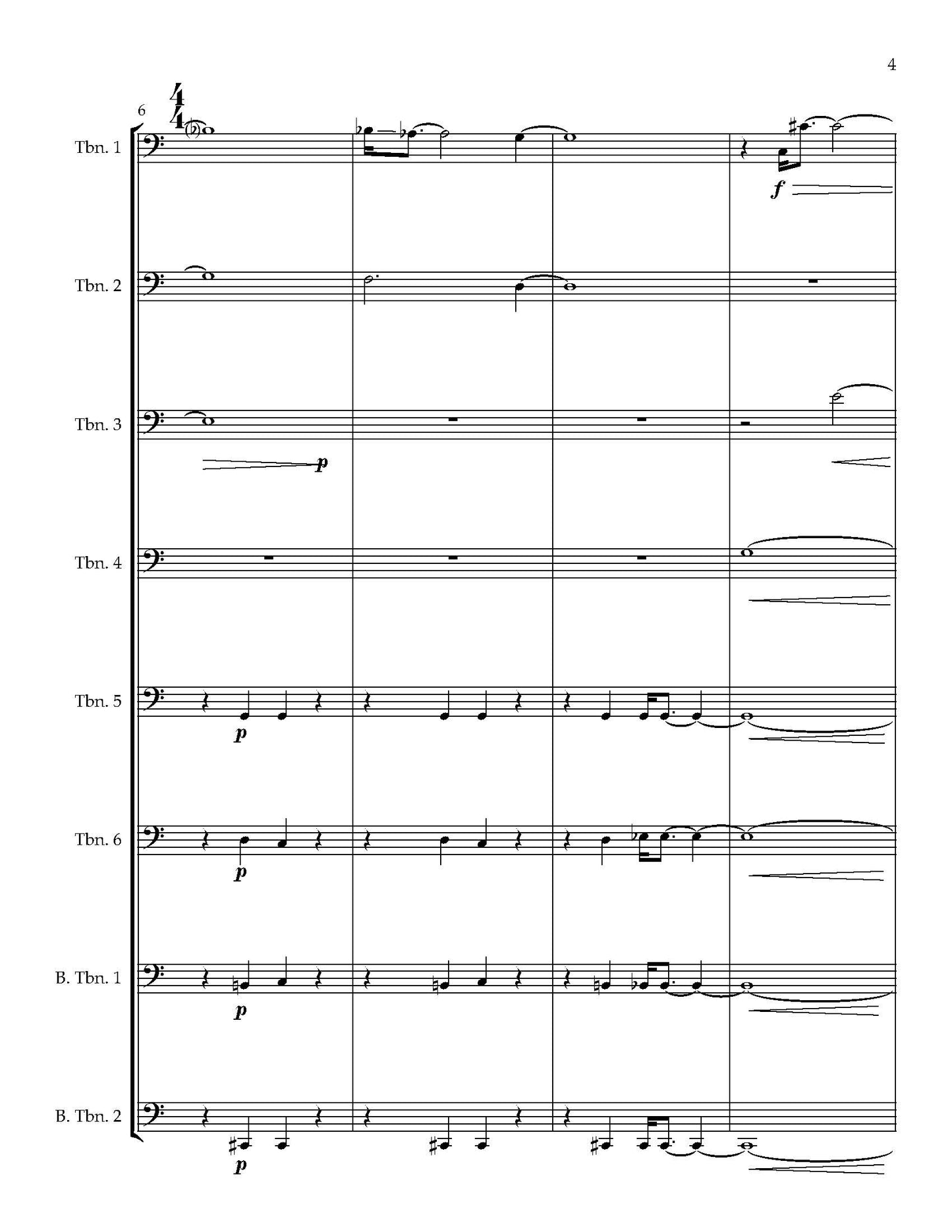 Quanquan Yan: Howl of the Empty Mountain for Trombone Choir