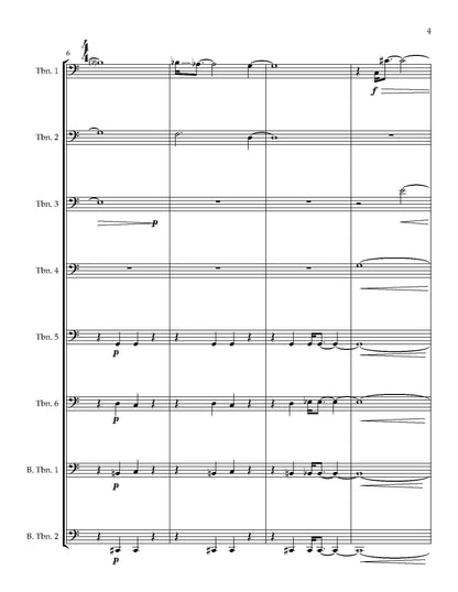 Quanquan Yan: Howl of the Empty Mountain for Trombone Choir