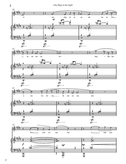 Alex Knutrud: Songs of Deep Fathom for Voice or Trombone and Piano