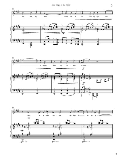 Alex Knutrud: Songs of Deep Fathom for Voice or Trombone and Piano