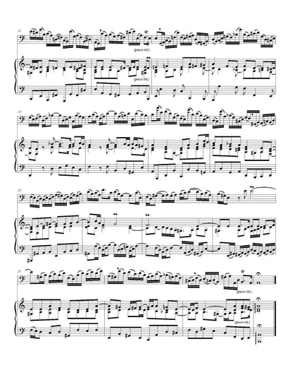 J.S. Bach arr. Gilliland: Sonata in E-minor for Trombone and Piano (org. for flute)