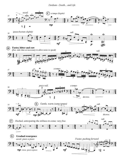 Robert Denham: Death... and Life for Cimbasso and Piano