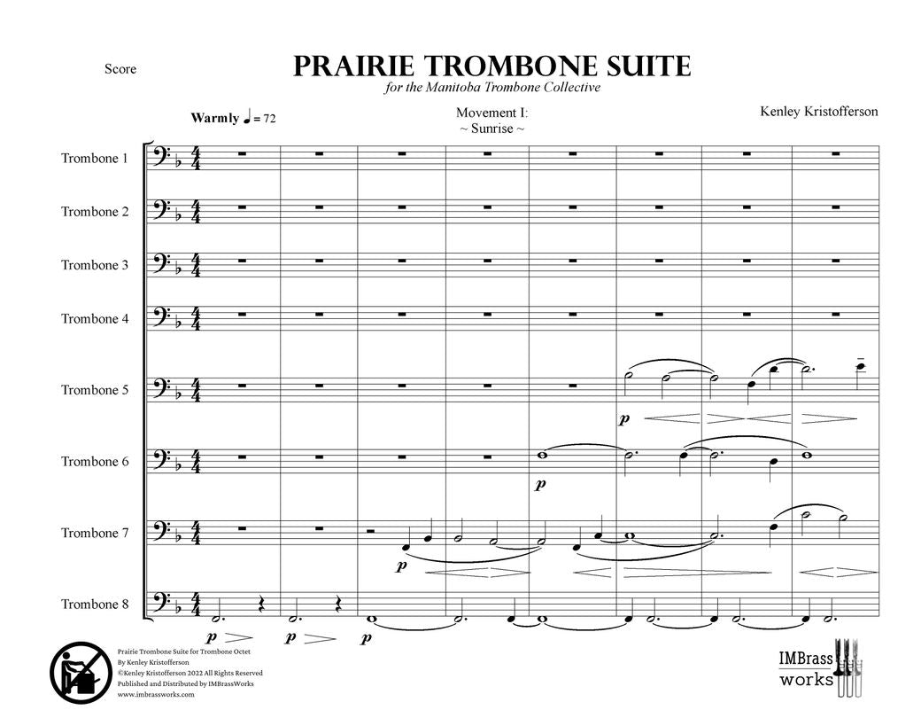 Kenley Kristofferson: Prairie Suite for Trombone Octet