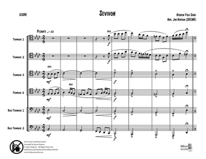 Jim Hopson (arr.): Sevivon for Trombone Sextet