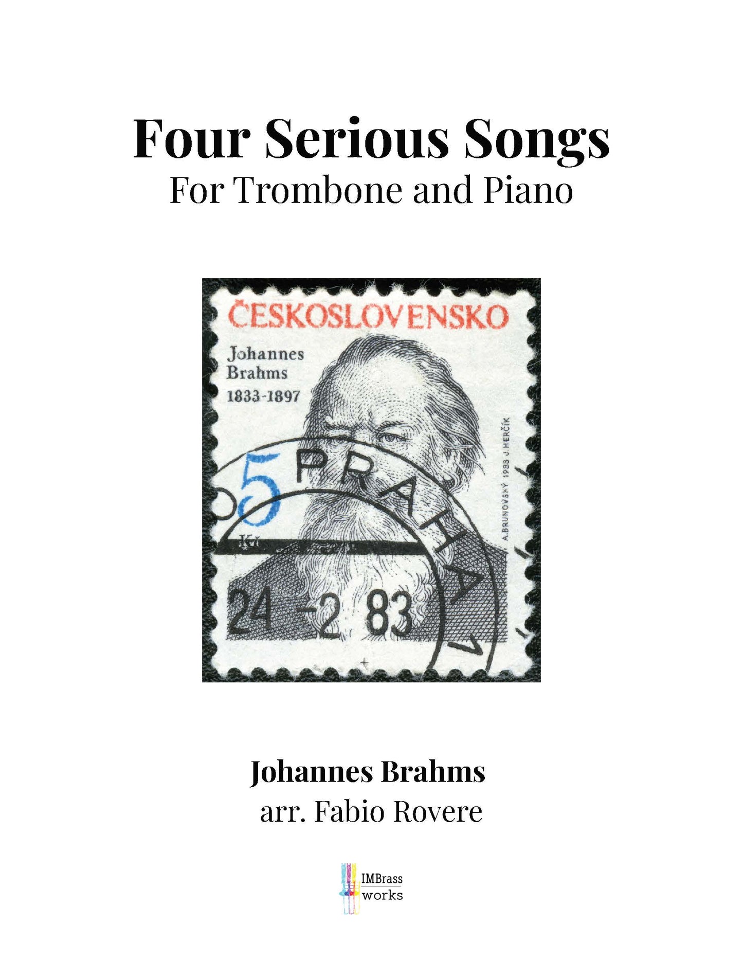 Brahms arr. Rovere: Four Serious Songs for Trombone and Piano