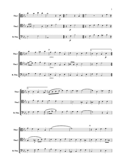John Wilbye arr. Fabio Rovere: As Fair as Morn for Trombone Quartet