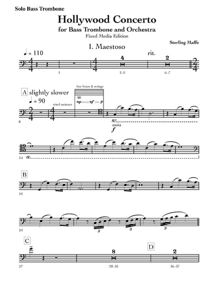 Sterling Maffe: Hollywood Concerto for Bass Trombone