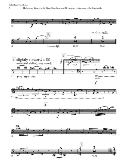 Sterling Maffe: Hollywood Concerto for Bass Trombone