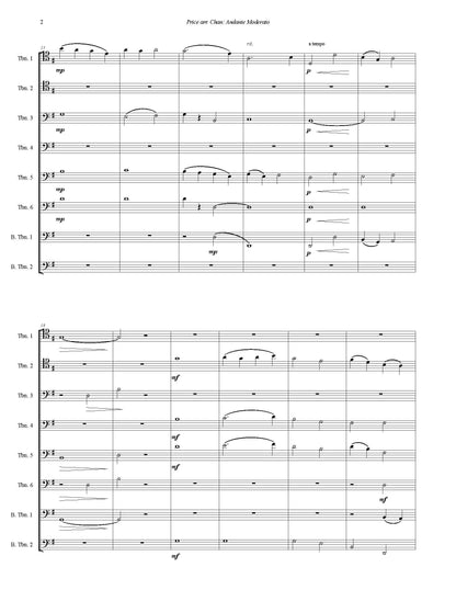 Florence Price arr. Chan: Andante Moderato for Trombone Choir