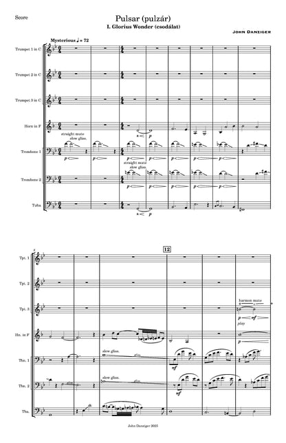 Danziger: Pulsar for Brass Septet (PDF)