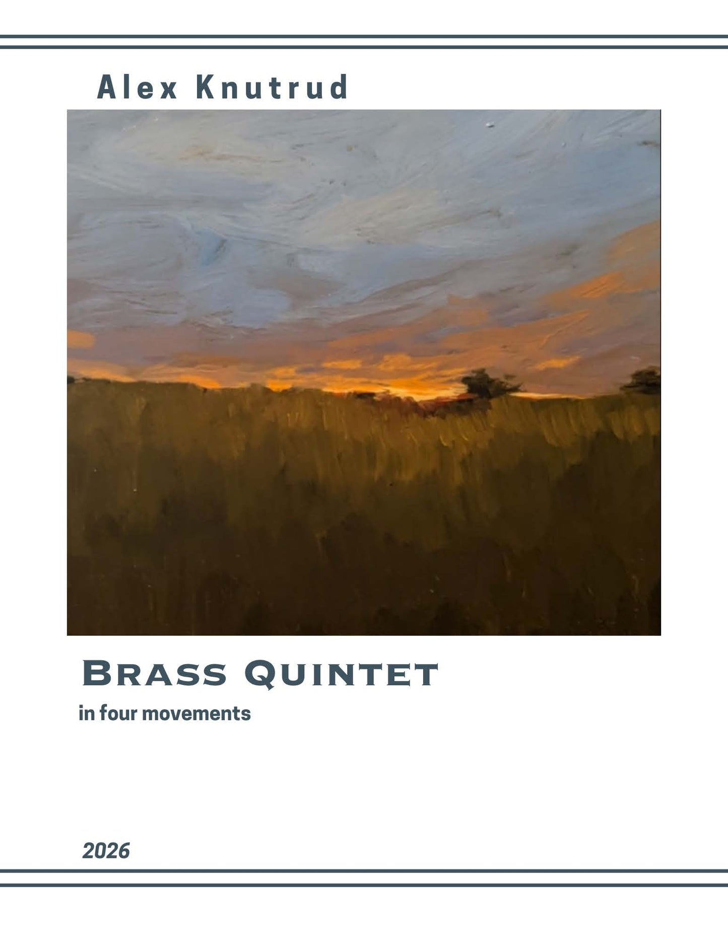 Knutrud: Quintet for Brass
