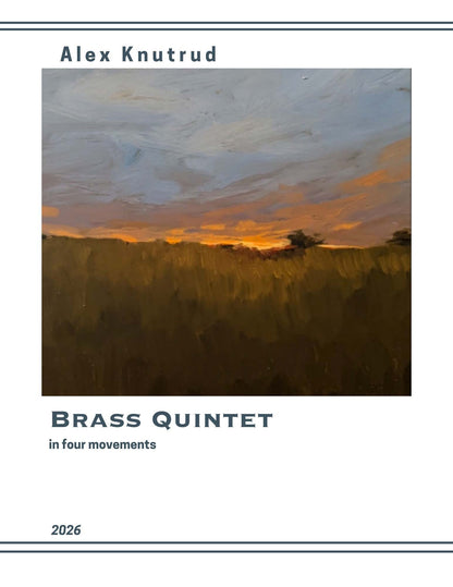 Knutrud: Quintet for Brass