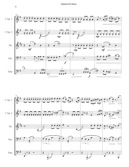 Knutrud: Quintet for Brass